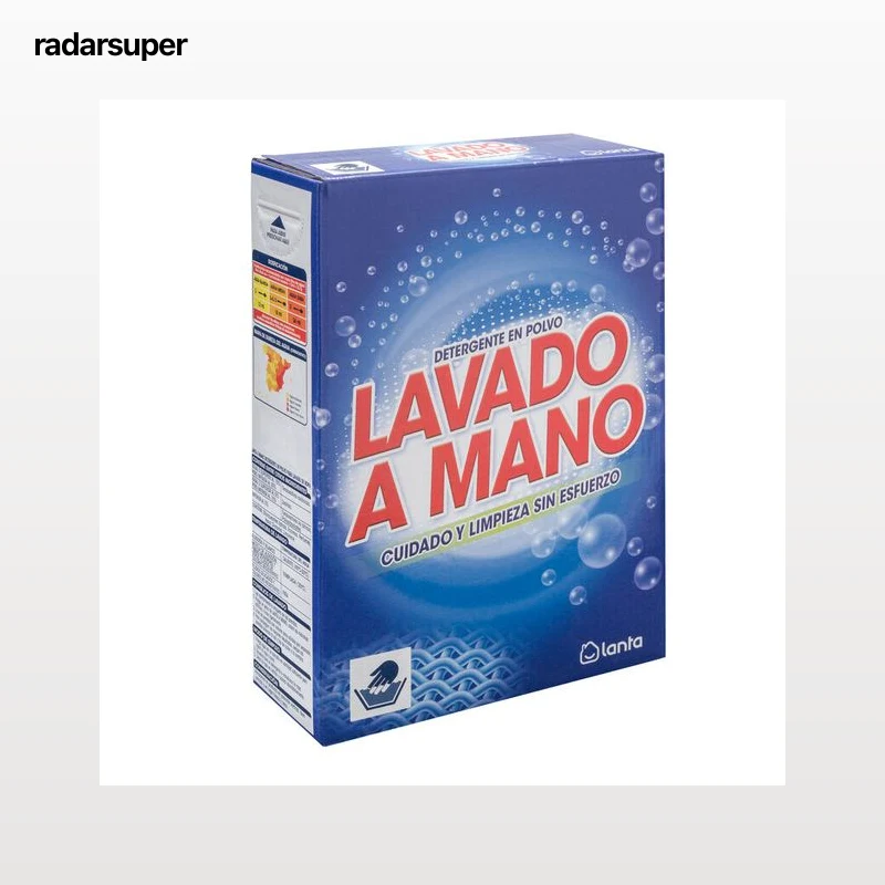 Detergente en polvo Lanta 650g para lavar a mano
