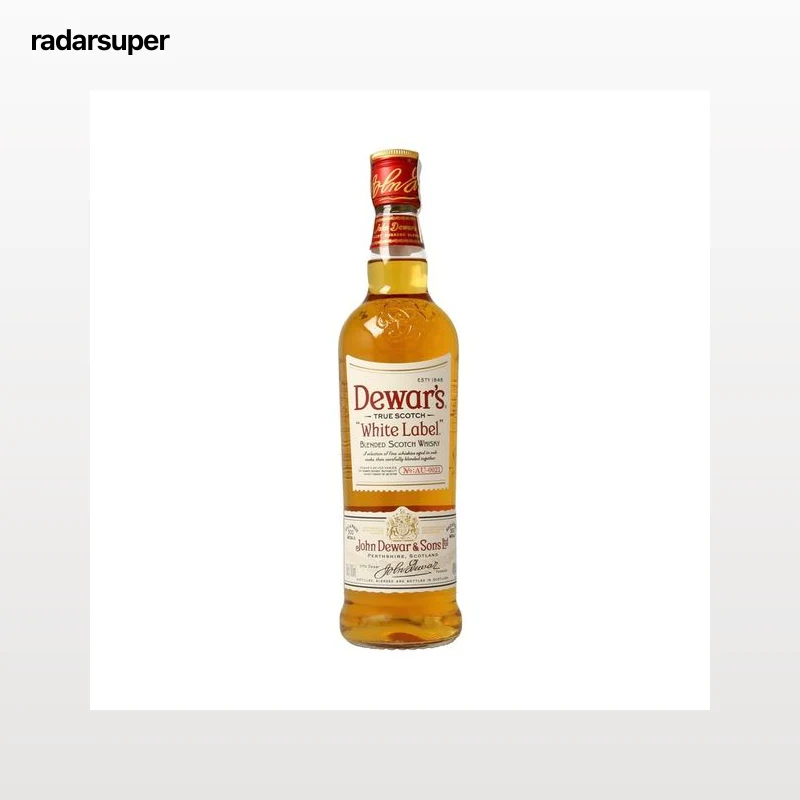 DEWARS White label Whisky blended escocés 5 años botella 70 cl.