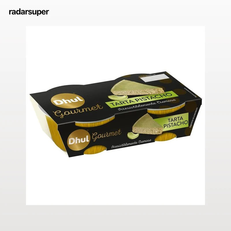 DHUL Gourmet Tarta cremosa de pistacho 2 x 100 g.