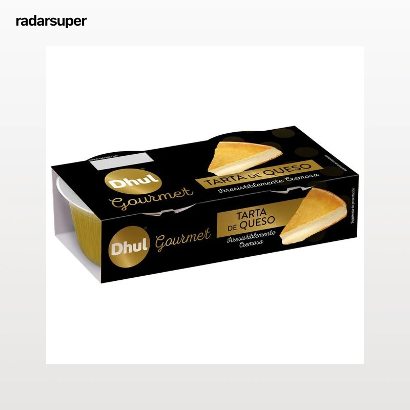DHUL Gourmet Tarta de queso cremosa 2 x 100 g.