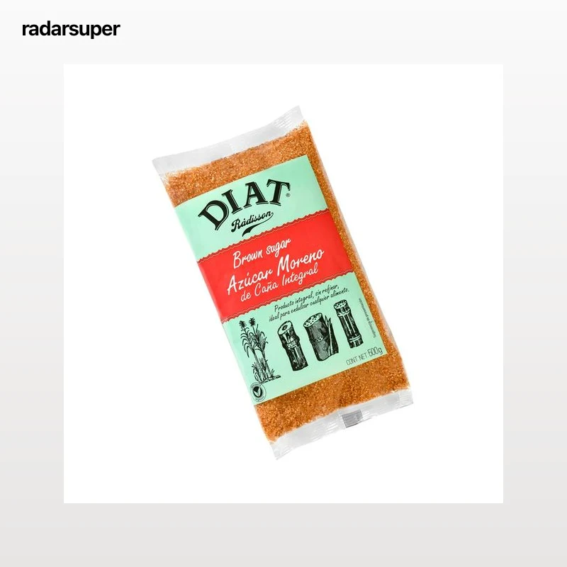 DIAT RADISSON Azúcar moreno de caña integral 500 g.