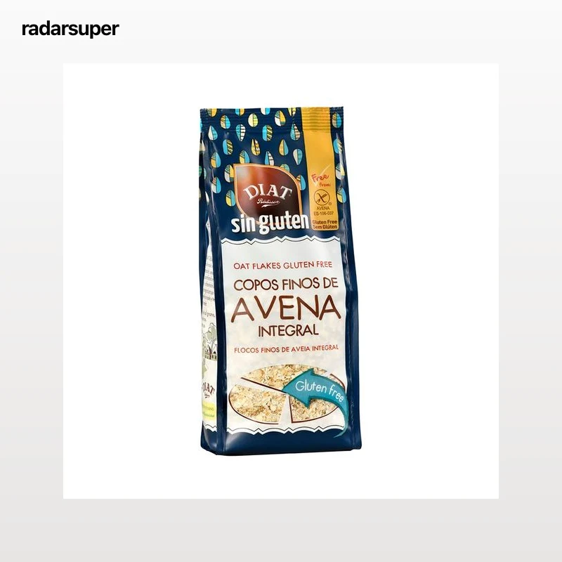 DIAT RADISSON Copos finos de avena integral, sin gluten 300 g.