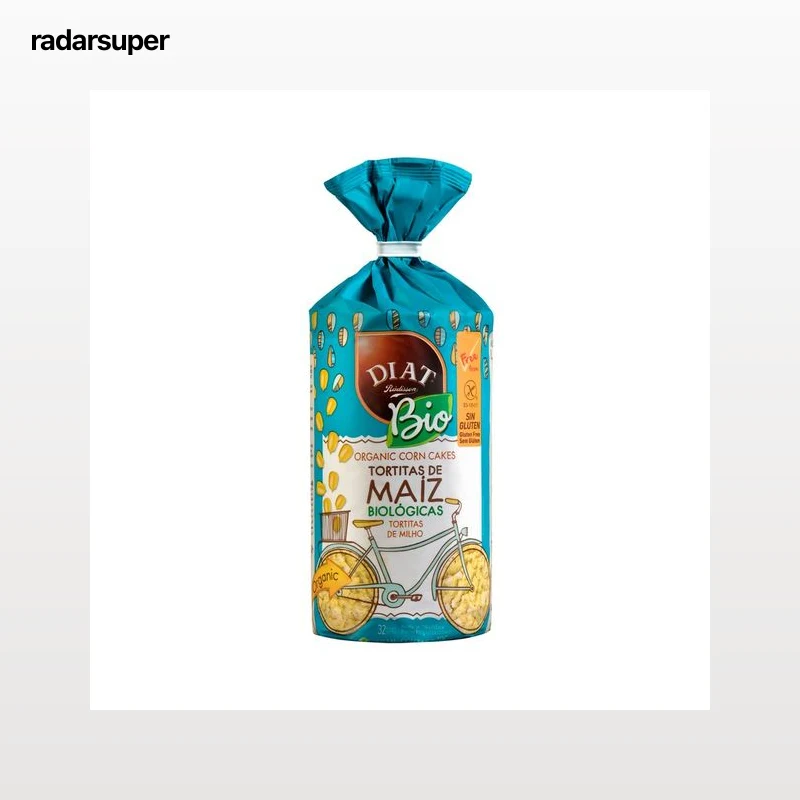 DIAT RADISSON Tortitas de maíz, sin gluten 135 g.