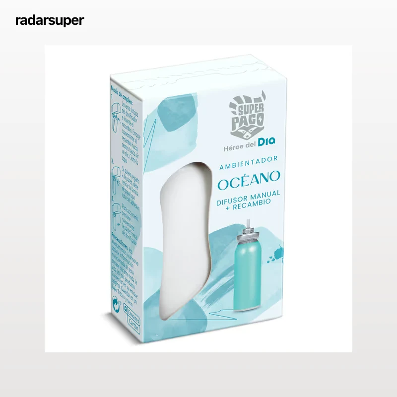 Difusor ambientador manual con recambio océano Dia Super Paco 1 unidad