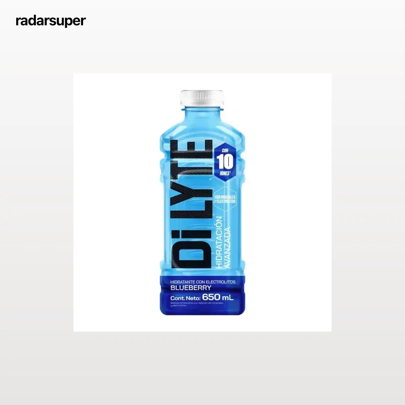 Dilyte bebida isotónica hidrante con electrolitos sabor blueberry botella 65 cl.