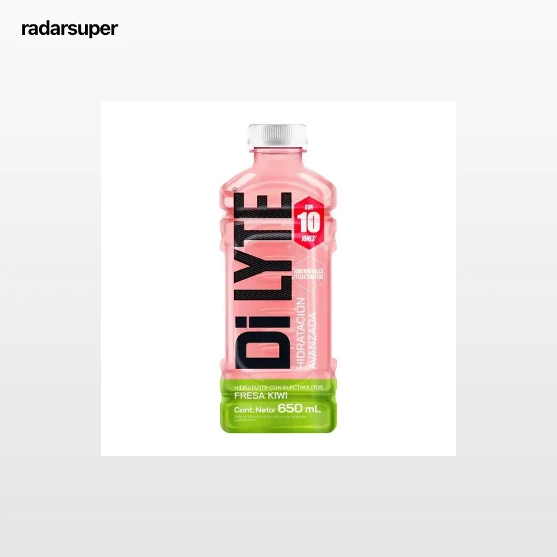 Dilyte bebida isotónica hidrante con electrolitos sabor fresa-kiwi botella 65 cl.