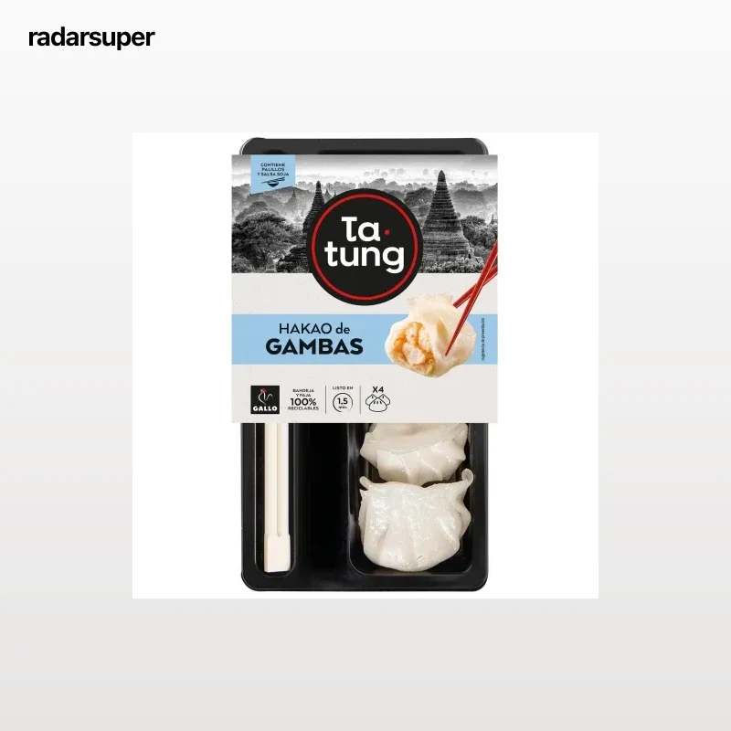 Dim sum Hakao de gambas Ta-Tung 127 g.