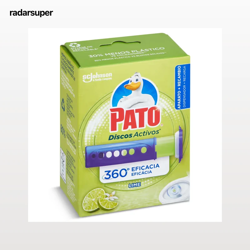 Discos activos aparato aroma lima Pato 1 unidad