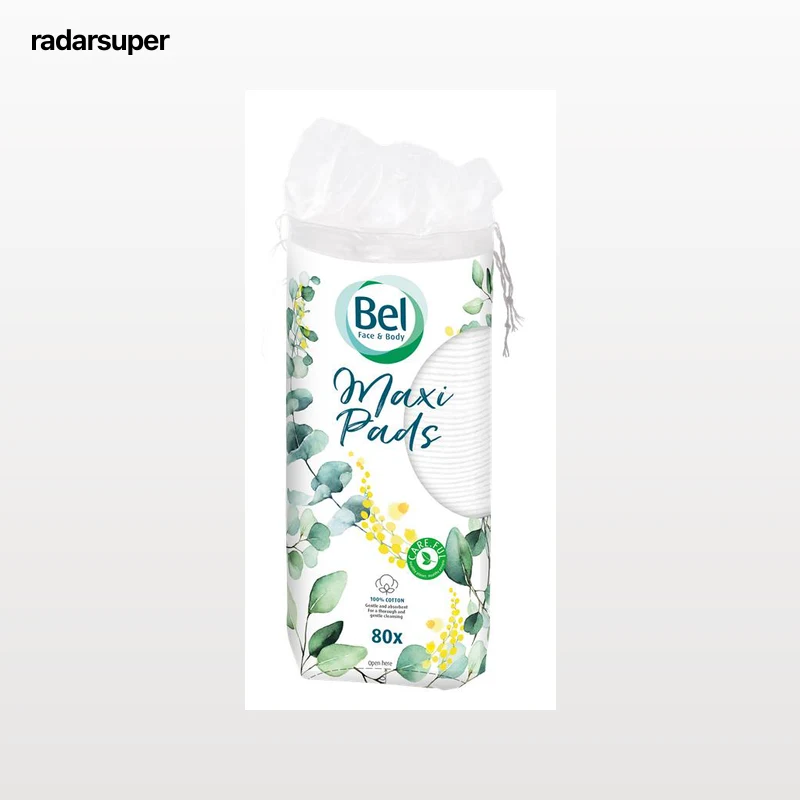 Discos desmaquillantes de algodón Bel 80 unidades maxi