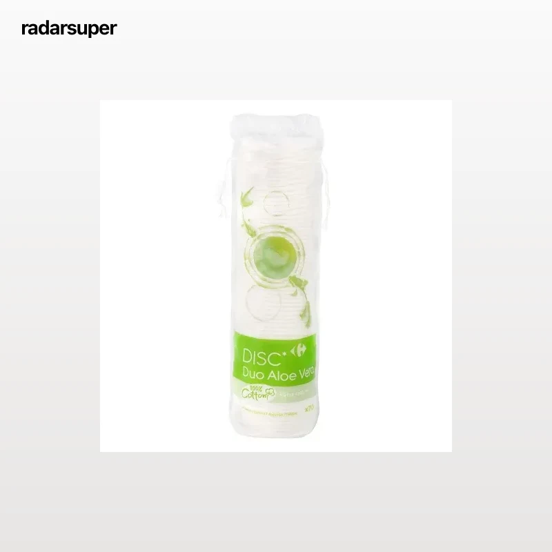 Discos desmaquillantes con aloe vera Carrefour 70 ud.