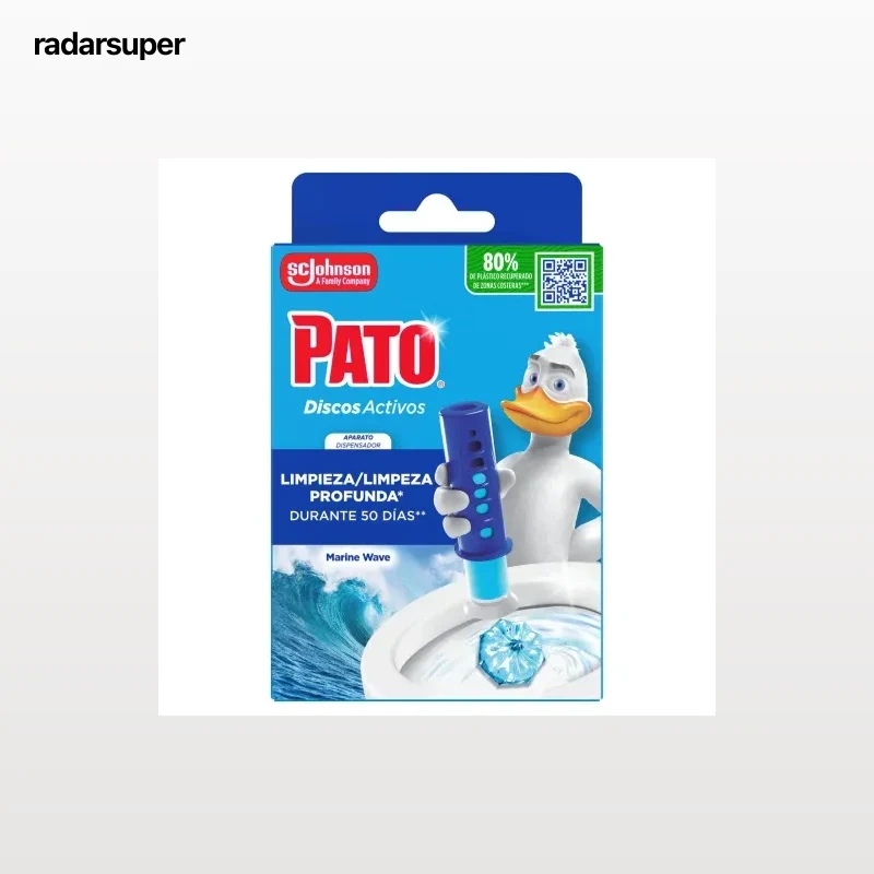 Discos WC activos inodoros frescor marino aparato + recambio Pato 1 ud.