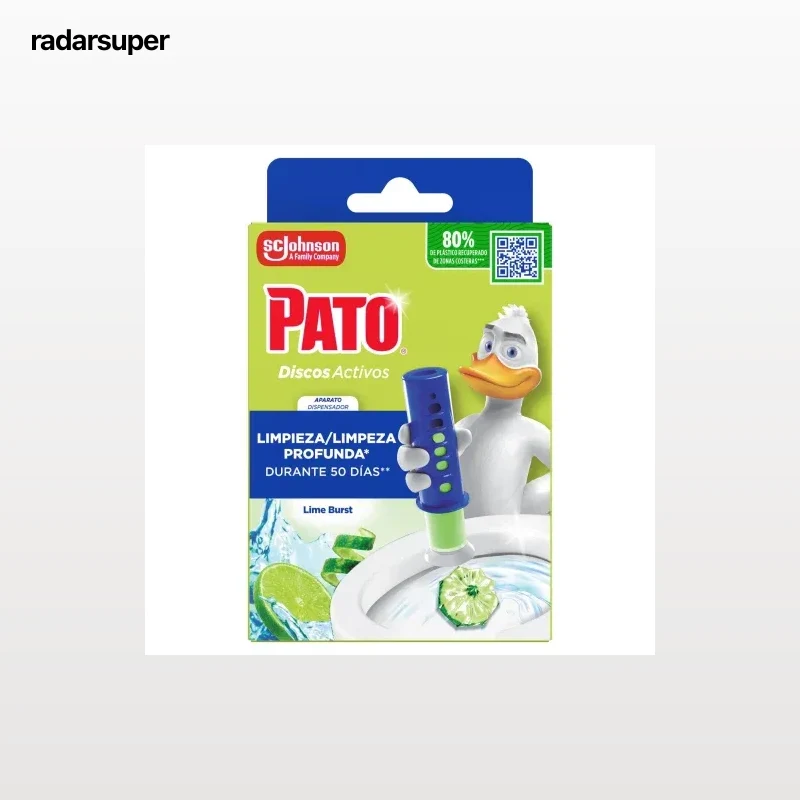 Discos WC activos inodoros lima aparato + recambio Pato 1 ud.