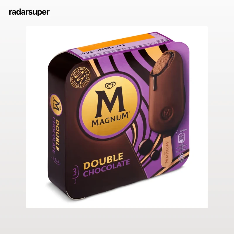 Magnum doble chocolate 3 x 71 g