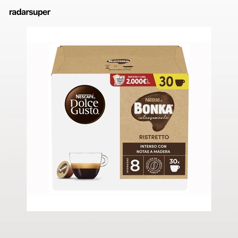 DOLCE GUSTO Café Bonka ristretto 30 uds. 186 g.
