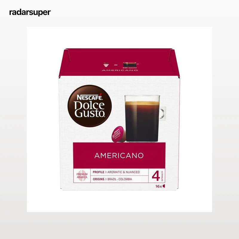 DOLCE GUSTO Café en cápsulas Americano I4, 16 uds.