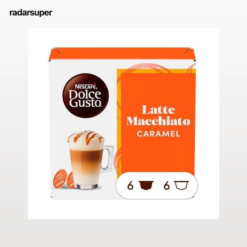 DOLCE GUSTO Café en cápsulas Latte Macchiato -Caramel-  16 uds.