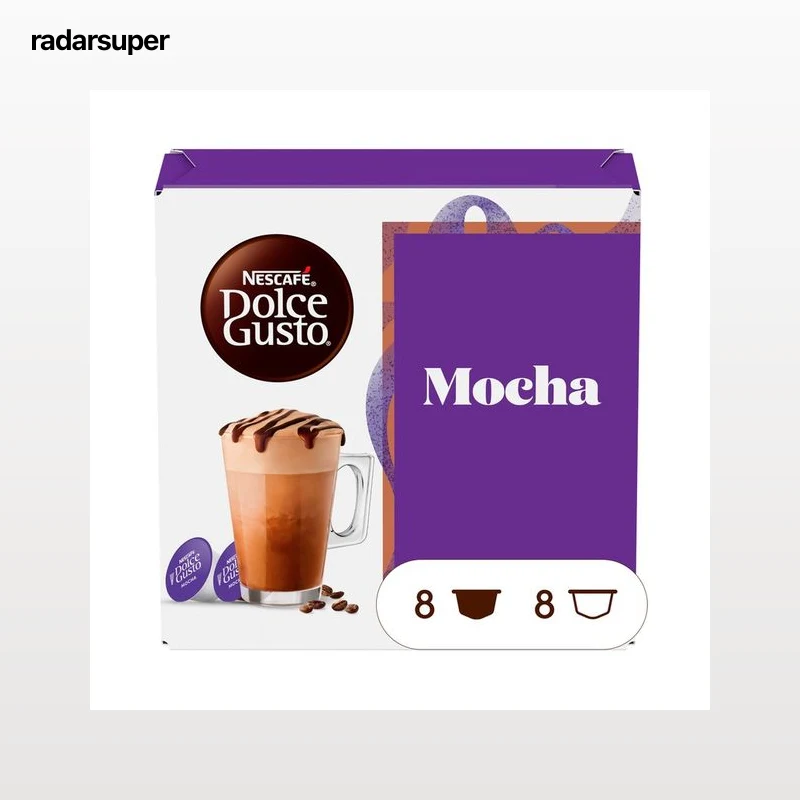 DOLCE GUSTO Café en cápsulas sabor Moka 16 uds.