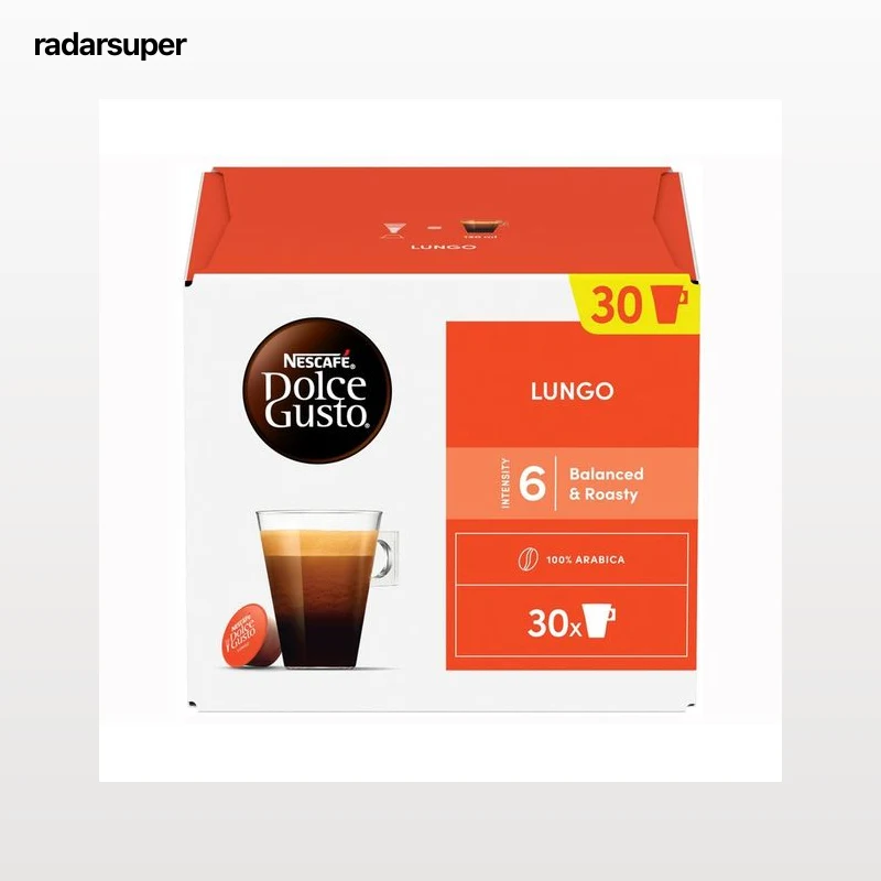DOLCE GUSTO Café lungo en cápsulas 30 uds. 168 g.