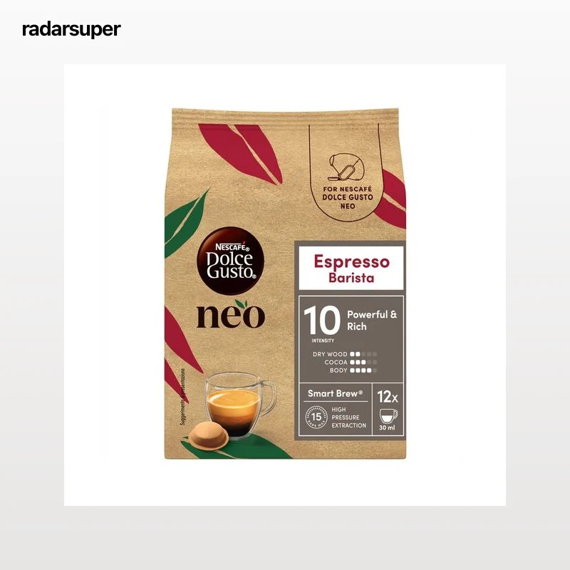 DOLCE GUSTO NEO Café cápsulas barista 12 uds. 96 g.