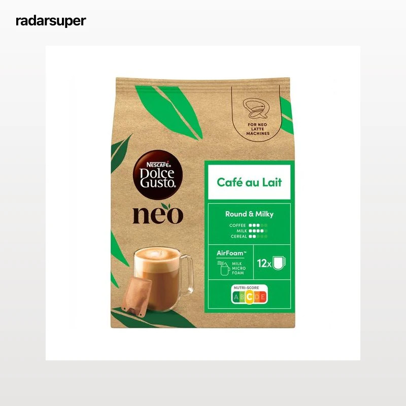 DOLCE GUSTO NEO Café con leche cápsulas 12 uds. 108 g.