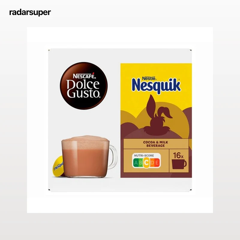 DOLCE GUSTO NESQUIK Bebida de chocolate en cápsulas 16 uds. 256 g.