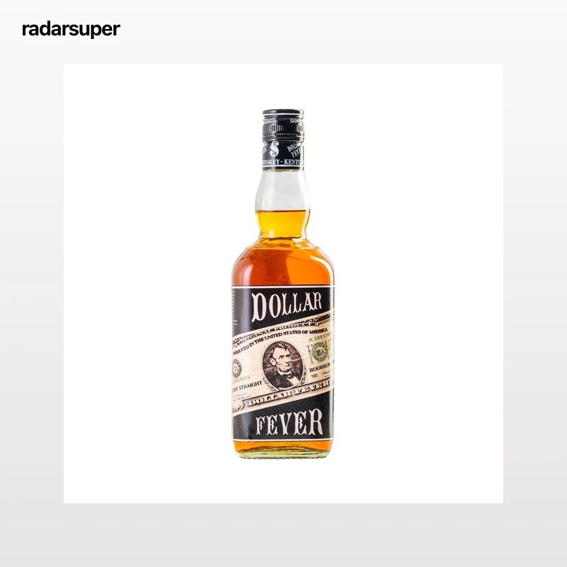 DOLLAR FEVER Bourbon whiskey elaborado en España botella 70 cl.
