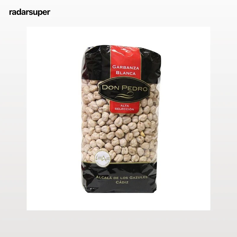 DON PEDRO Garbanza blanca paquete de 1 kilogramo