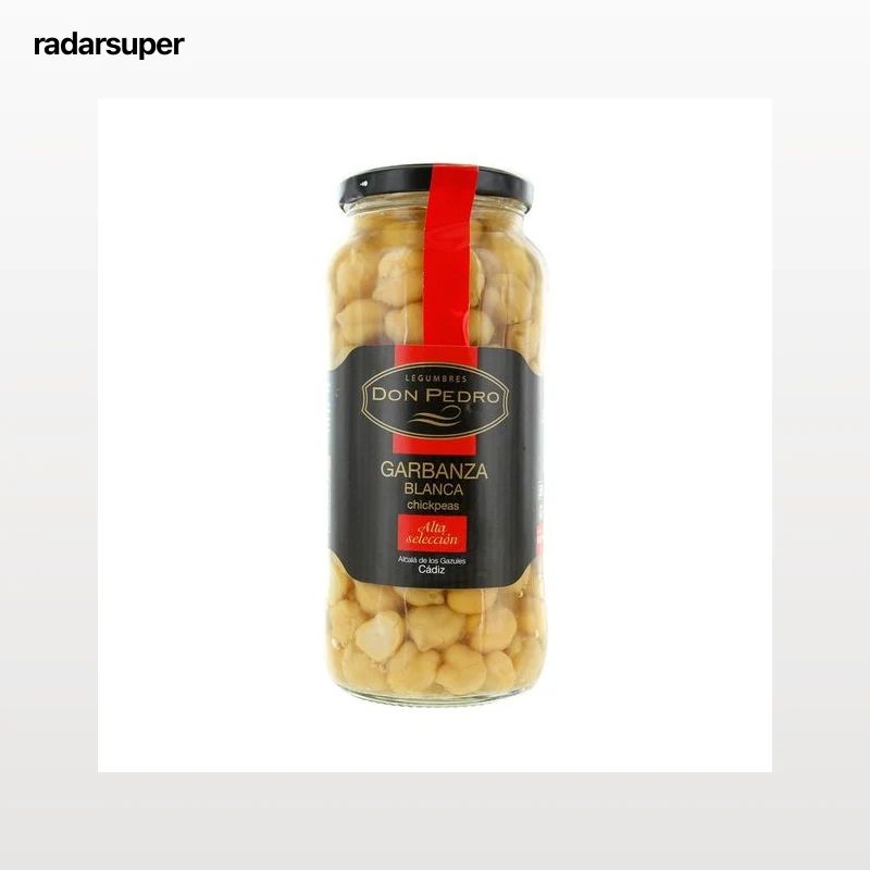 DON PEDRO Garbanza cocida frasco de 400 g.