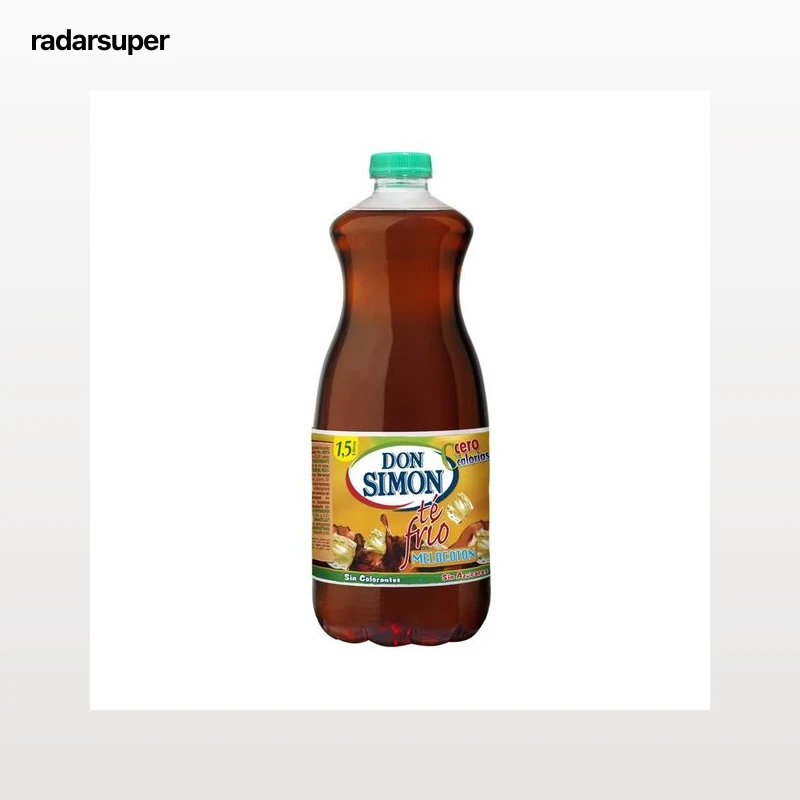 DON SIMON Bebida de té al melocotón sin azúcar botella de 1,5 litros