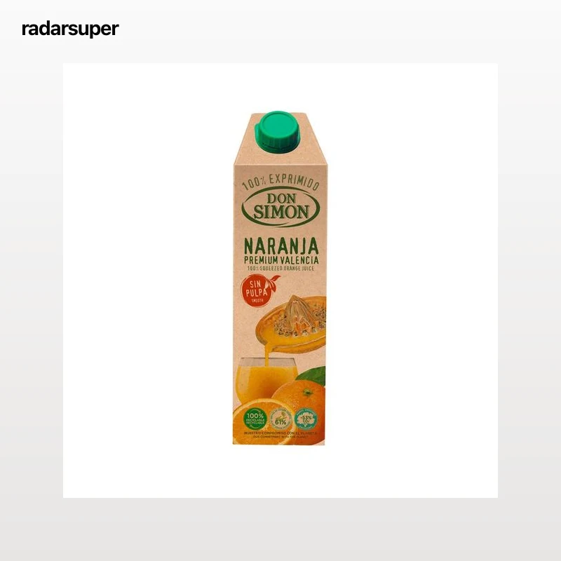 DON SIMON Brick zumo exprimido de naranja sin pulpa 1 l.