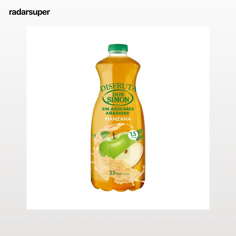 DON SIMON Néctar sin azúcar añadido de manzana botella de 1,5 l.