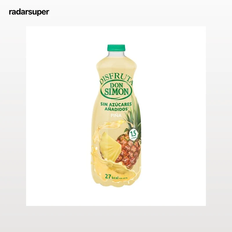 DON SIMON Néctar sin azúcar añadido de piña DON SIMON DISFRUTA botella de 1,5 l.