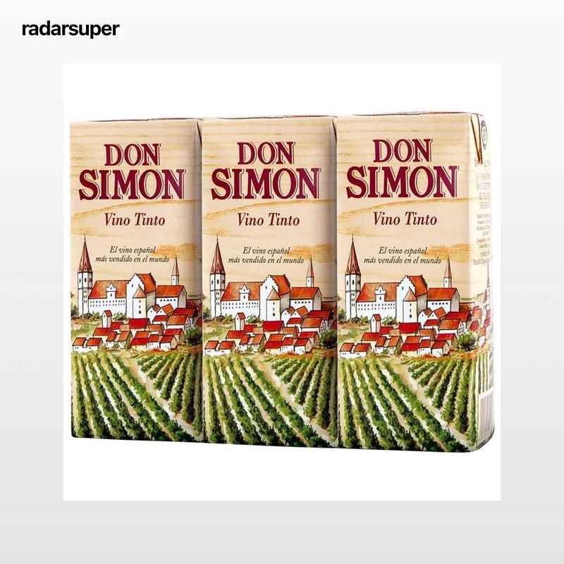 DON SIMON Vino tinto de mesa DON SIMON 3 x 200 ml.