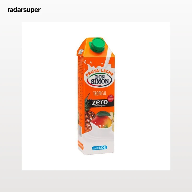 DON SIMÓN Zero Zumo de frutas y leche sin azúcares añadidos 1 l.