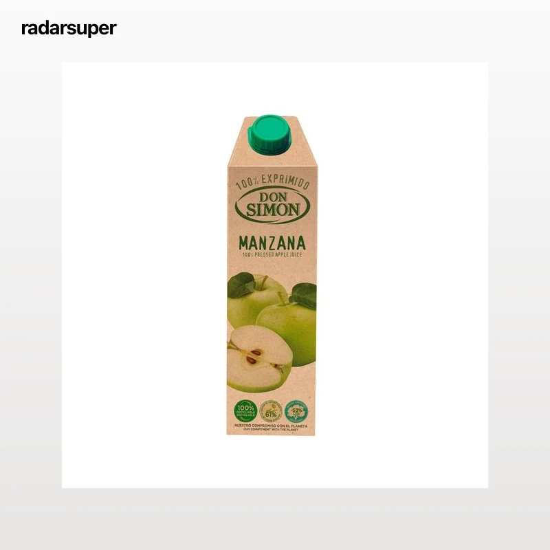DON SIMON Zumo exprimido de manzana DON SIMON brick de 1 l.