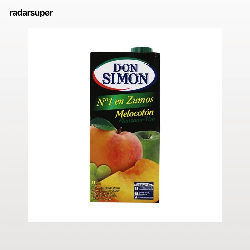 DON SIMON Zumo de melocotón brick de 1 l.