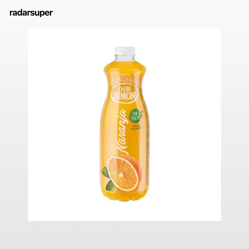 DON SIMON Zumo refrigerado exprimido de naranja con pulpa botella de 1 l.