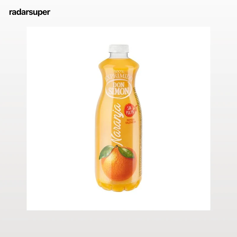 DON SIMON Zumo refrigerado exprimido de naranja sin pulpa botella de 1 l.