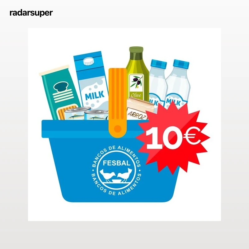 Donación de 10€ a la Federación de BANCOS DE ALIMENTOS Campaña La Gran Recogida de Alimentos 2026.