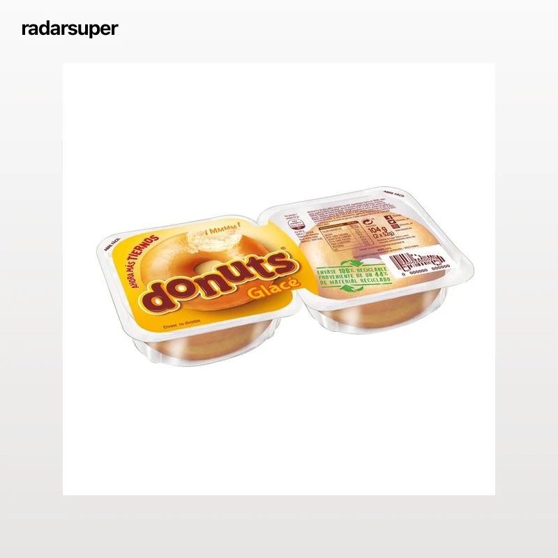 DONUTS GLACÉ Rosquillas de azúcar 2 uds 104 g.