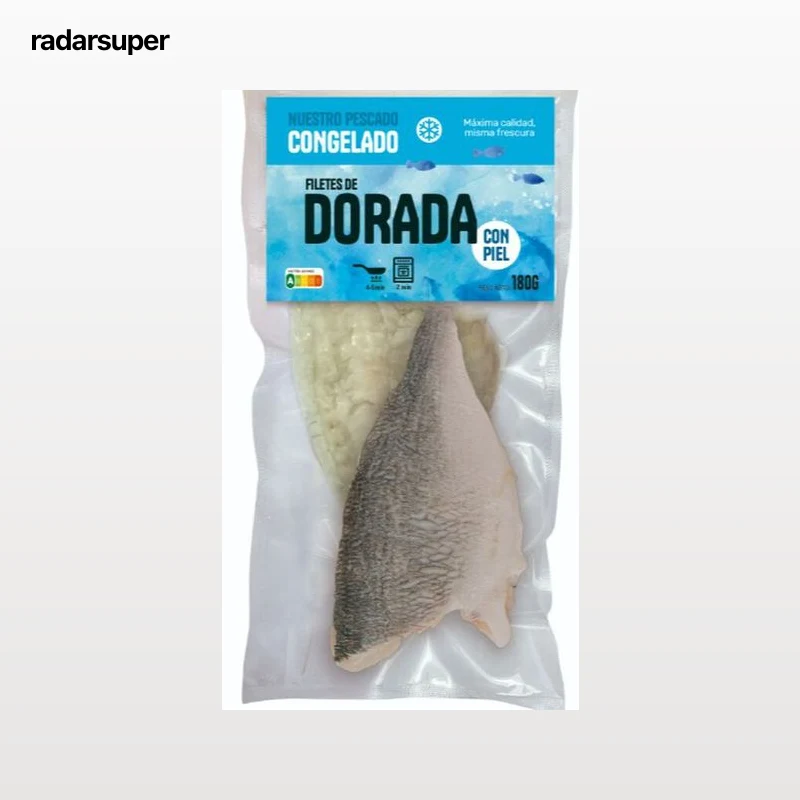 Dorada en filete con piel 180g