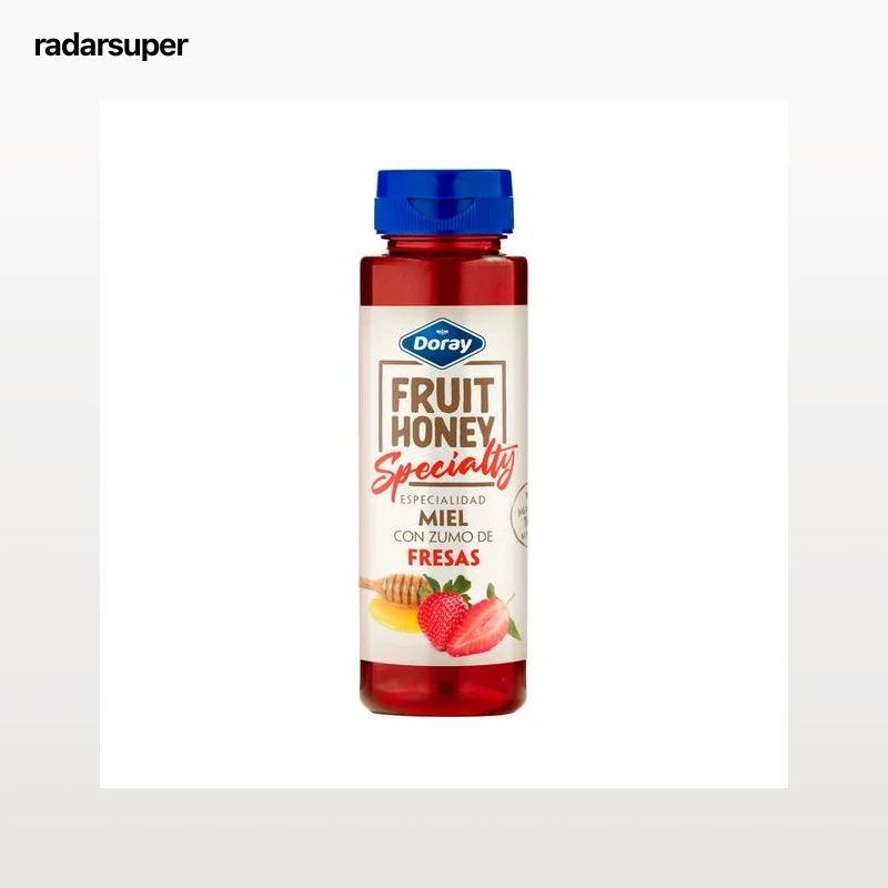 DORAY Fruit Honey Specialty Miel con zumo de fresas 350 g.