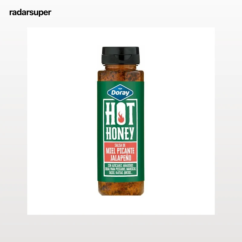 DORAY Salsa de miel picante con jalapeños 350g