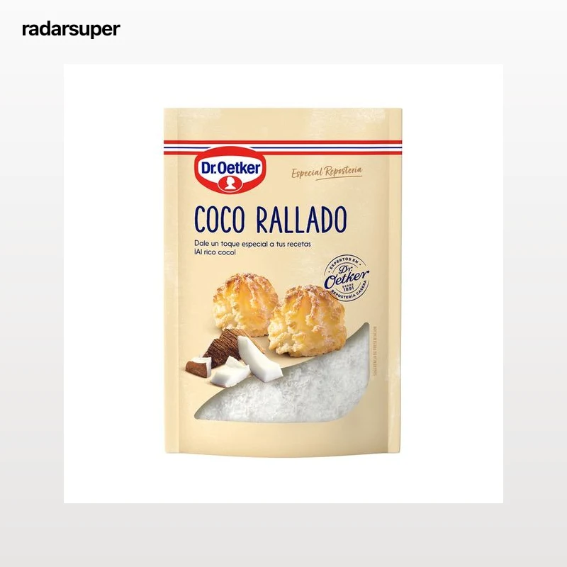 DR. OETKER Coco rallado, especial repostería DR. OETKER 125 g.