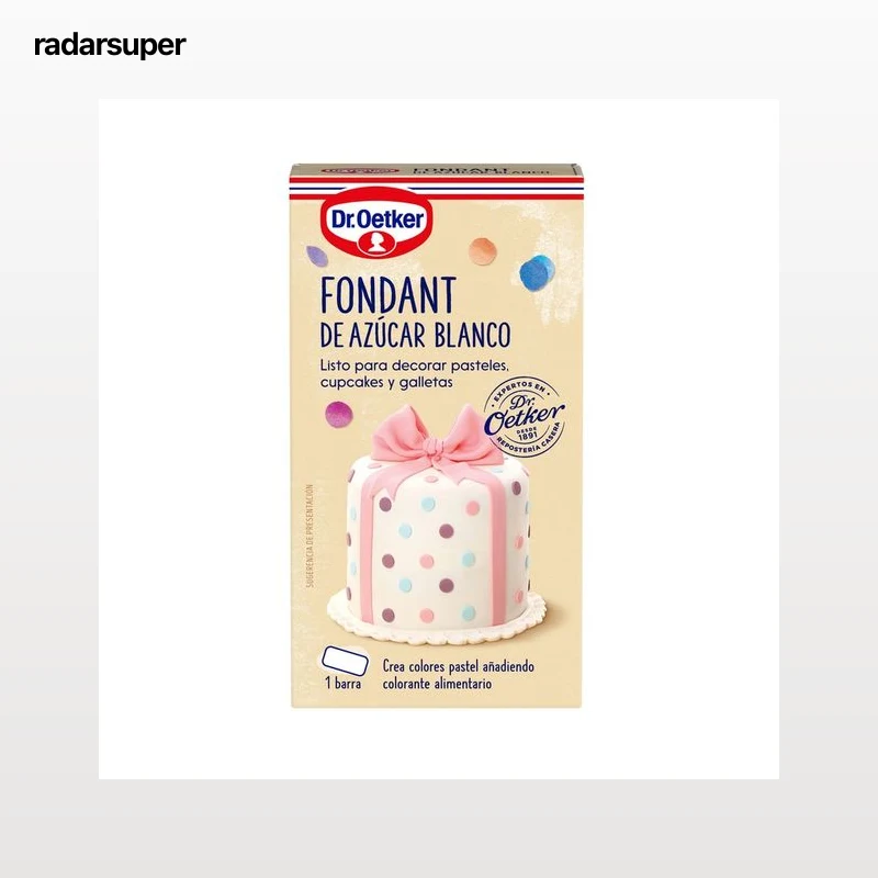 DR. OETKER Pasta de azúcar, fondant Dr. OETKER 300 gr,