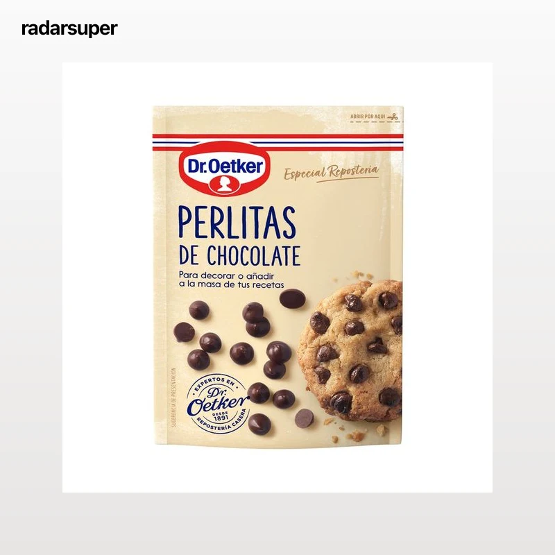 DR. OETKER Perlitas de chocolate DR. OETKER 100 g.