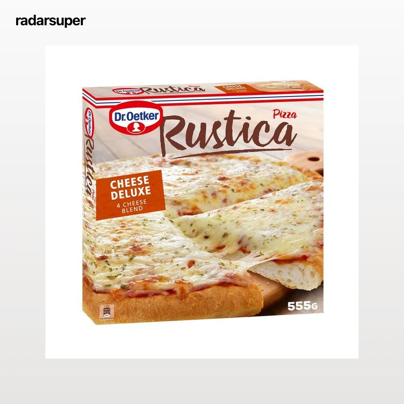 DR. OETKER Pizza rústica 4 quesos Rústica 555 gr