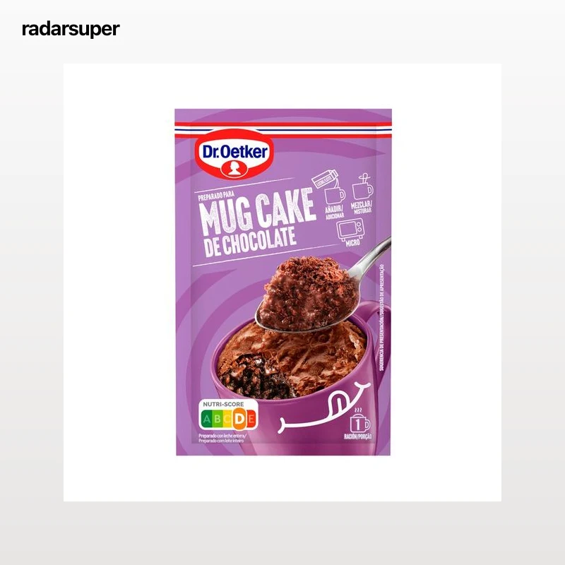 DR. OETKER Postre en polvo mug cake chocolate 70 gr.