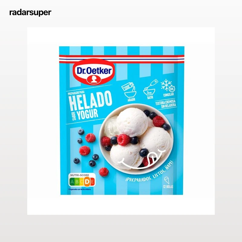 DR.OETKER Preparado de helado sabor yogur 75 g.