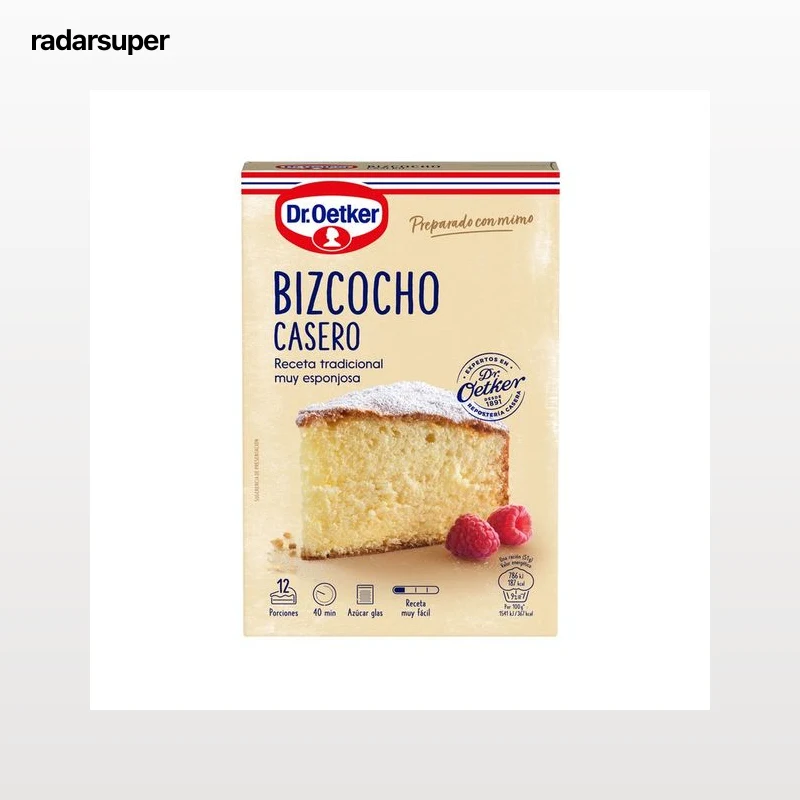 DR. OETKER Preparado en polvo para hacer bizcocho Dr. OETKER 340 gr,